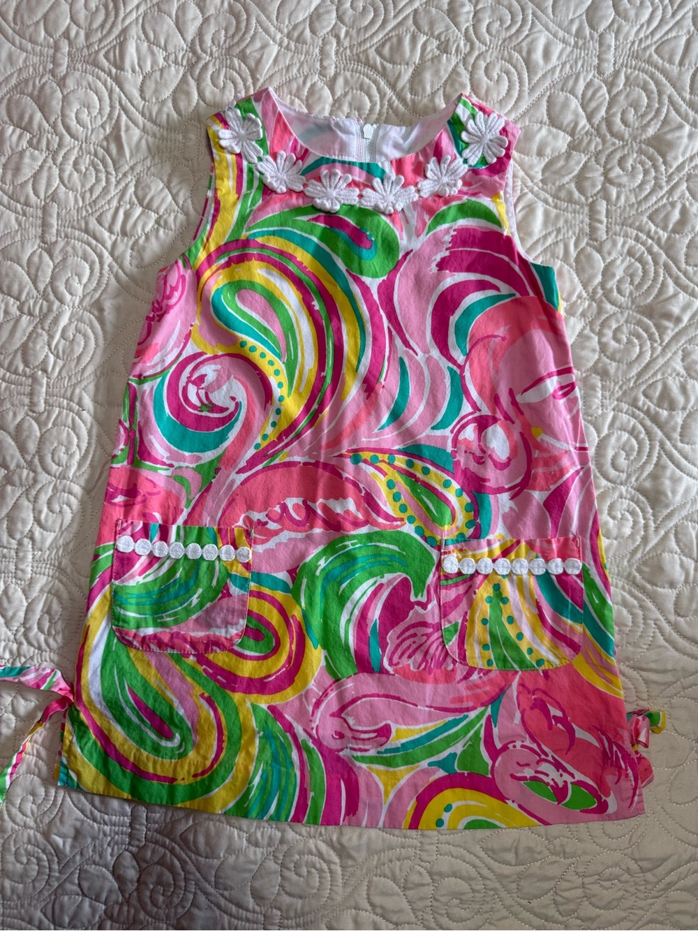 Lilly Pulitzer toddler girls shift dress in 4T All Nighter pattern